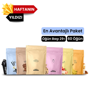 En Avantajlı Paket (60 öğün)| x1 Shaker HEDİYE